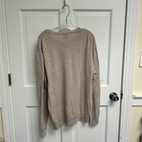 Beige Mens cashmere sweater - Picture 4 of 6